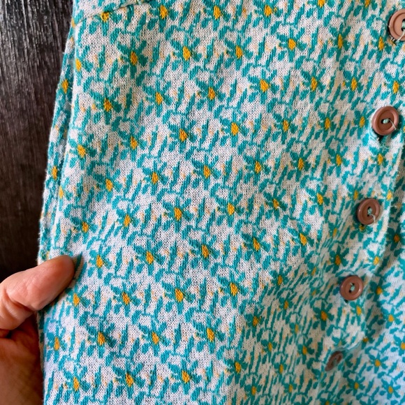 Vintage 60’s mod floral knit mini dress - Picture 3 of 4